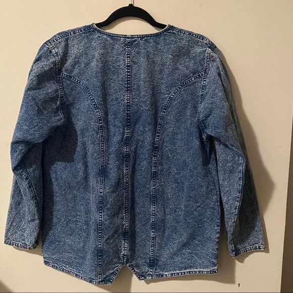 Vintage denim southern expressionsmedium jacket